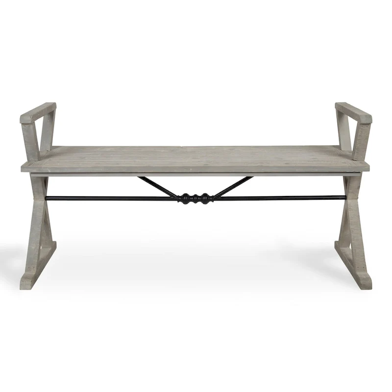 Kate and Laurel Travere Wood Bench