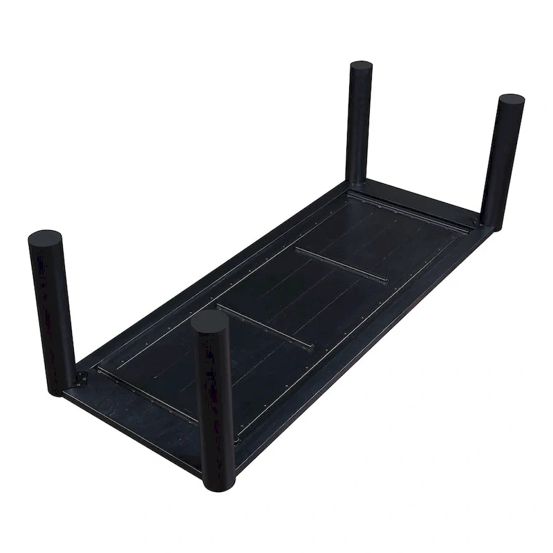 Aurelle Home Posy Modern Solid Oak Dinning Table