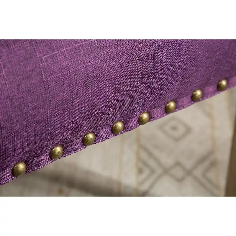 Roundhill Furniture Mod Urban Solid Wood Upholstered Parson Chairs (Set of 2)