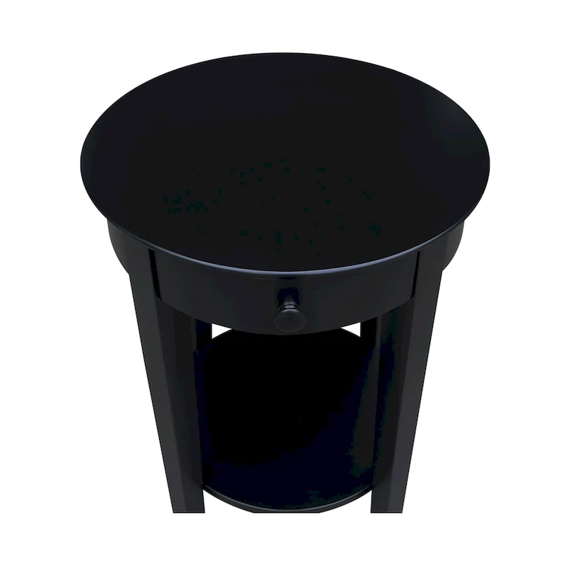 Solid Parawood Philips Accent Table