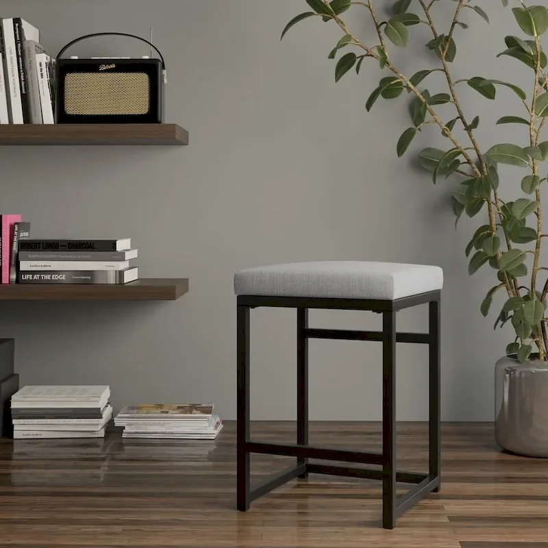 HomePop Backless Metal 24 Counter Stool - 24 inches