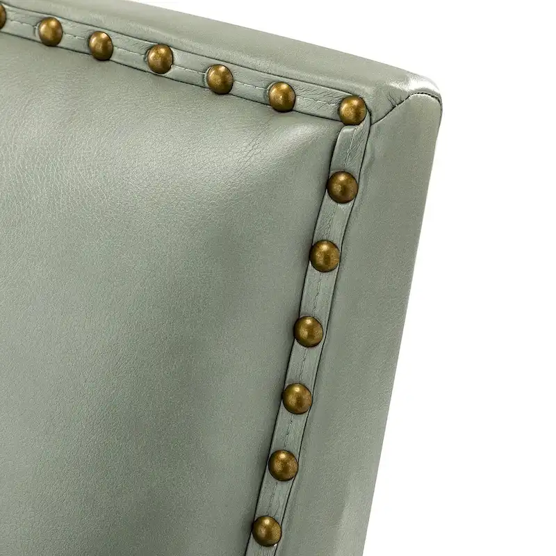 Nileus Modern Classic Polyester Accent Chair with Solid Wooden Legs Set of 2 by HULALA HOME