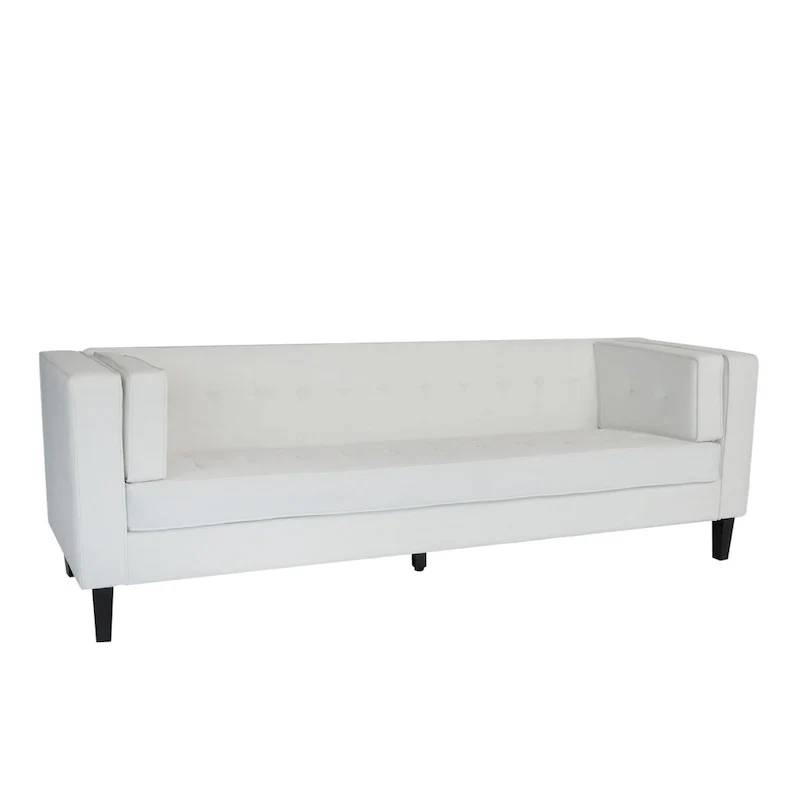 Viola Velvet Cushion 3-Seater Sofa Couch by Christopher Knight Home