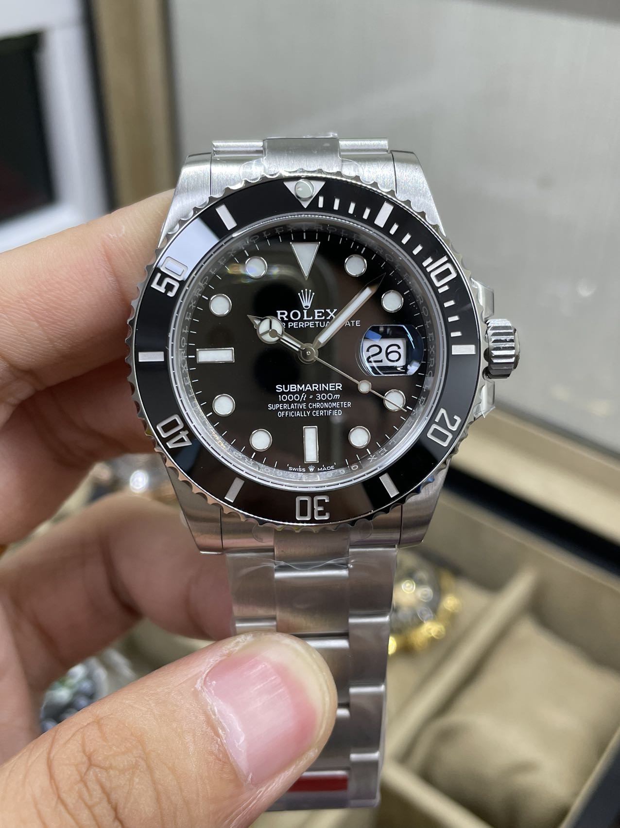 VSF Submariner 3235 Rolex replica watch front view