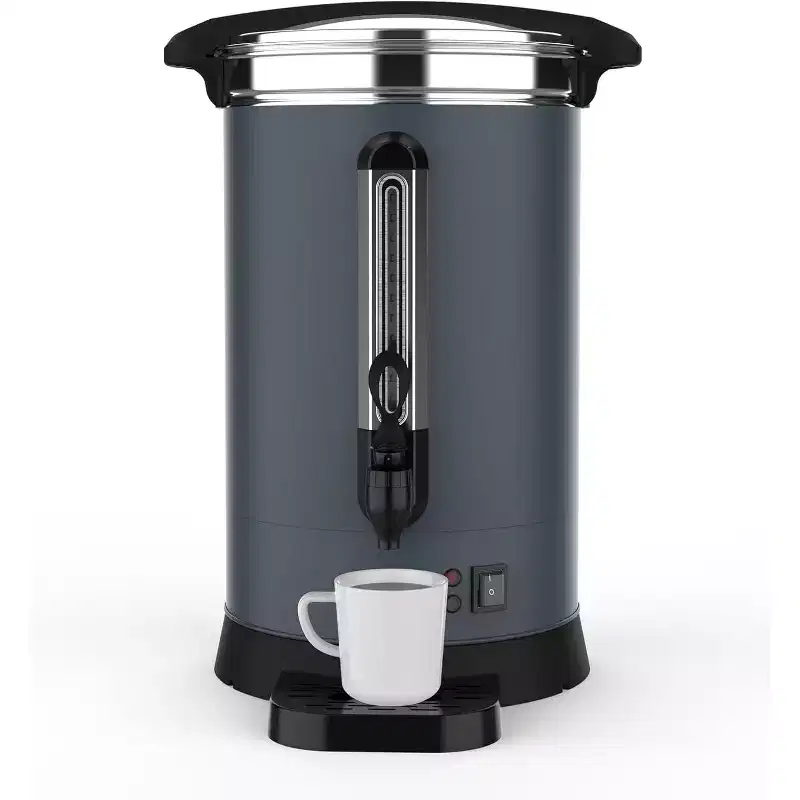 Commercial Coffee Urn, Coffee Dispenser Electric Double Wall Commerical Coffee Large Capacity for Meeting Wedding Party
