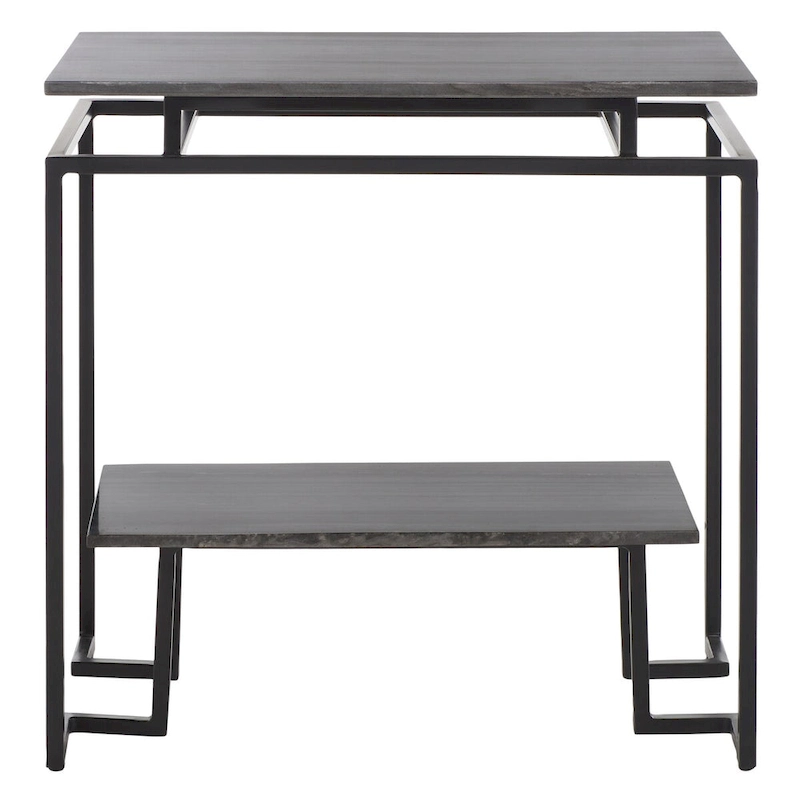 SAFAVIEH Malvina Single Shelf Rectangle Accent Table - 24 L x 14 D x 24 H - 24Wx14Dx24H