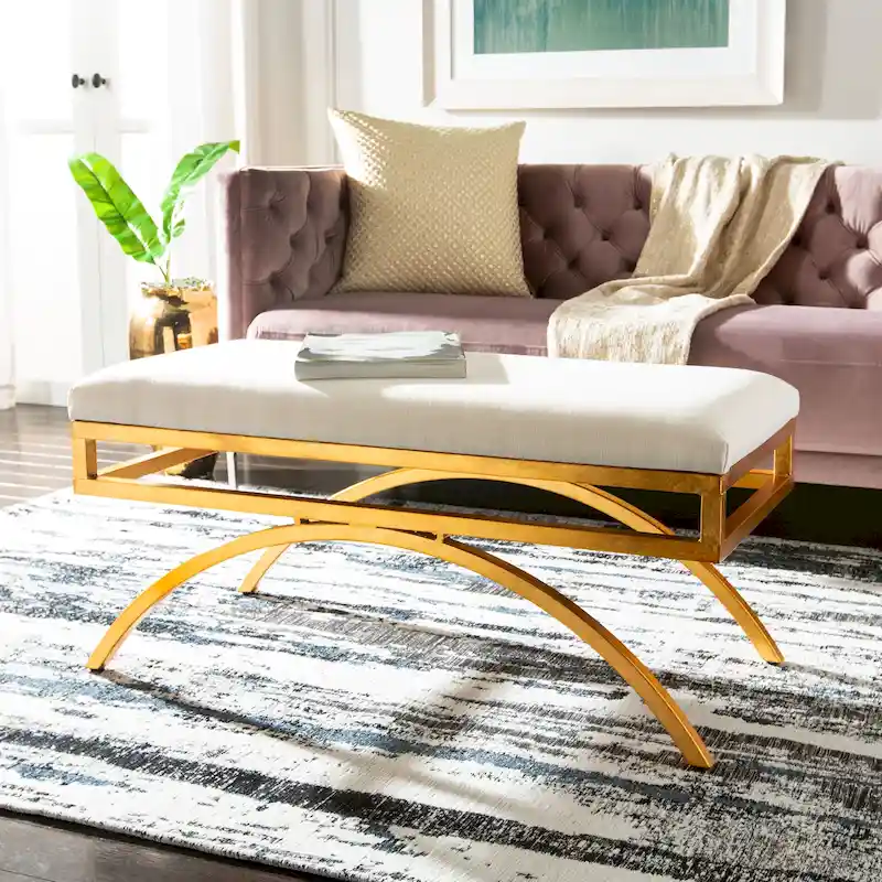Belinda Modern Glam Arc Bench