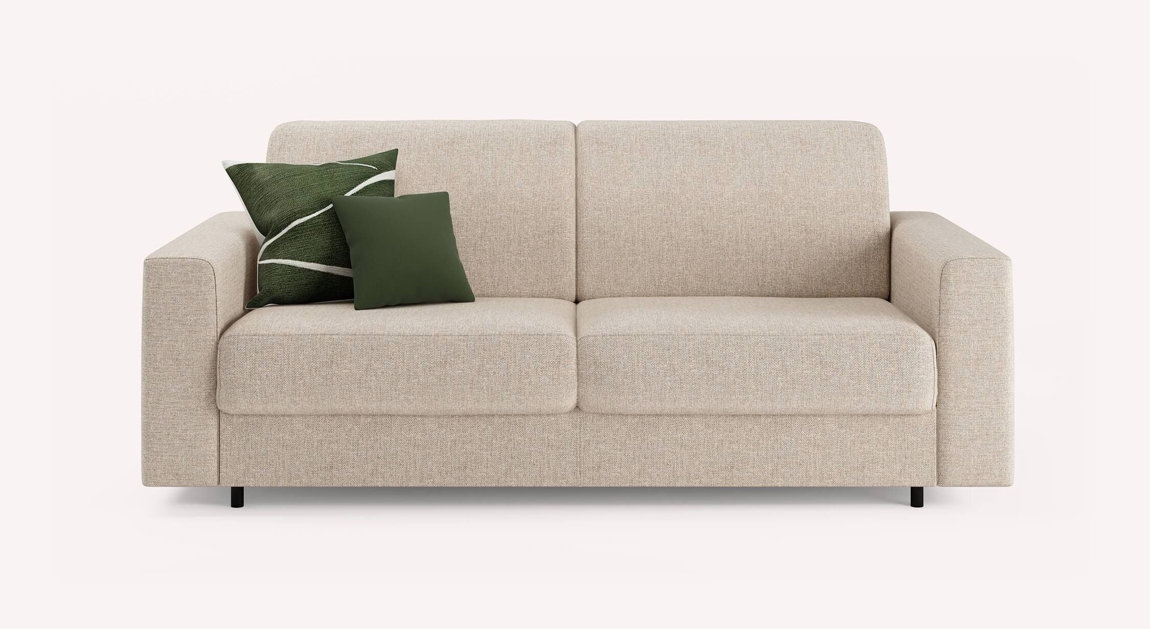 Sofa - Beige/Vert