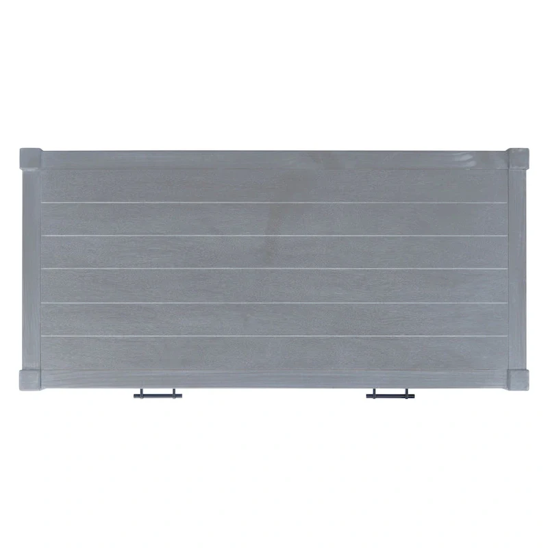 Zennure White Washed Grey Writing Desk