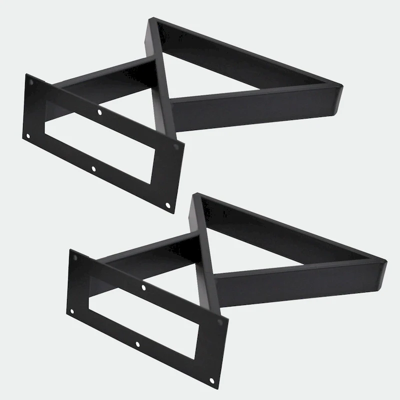 Z Shape Iron Table Legs 2 Pieces Side Table legs