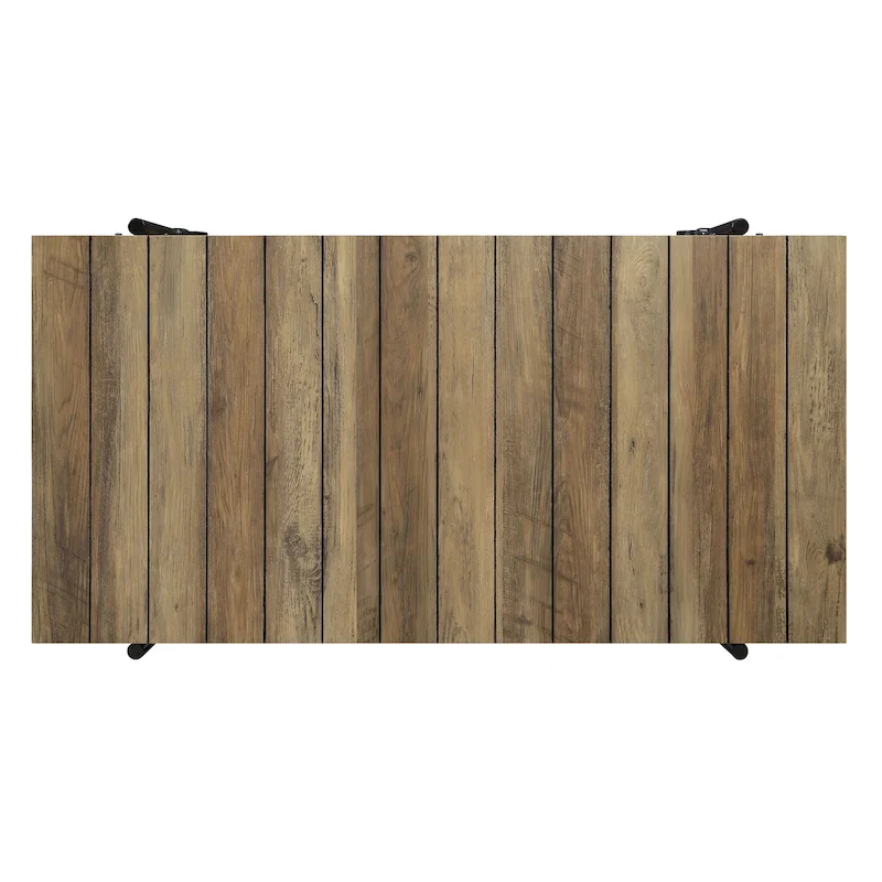 Hyssop Farmhouse 47-inch Steel 1-Shelf Coffee Table by Furniture of America