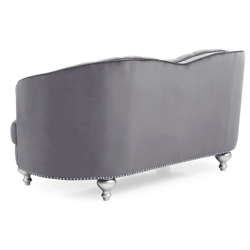 Blue Traditional Loveseat