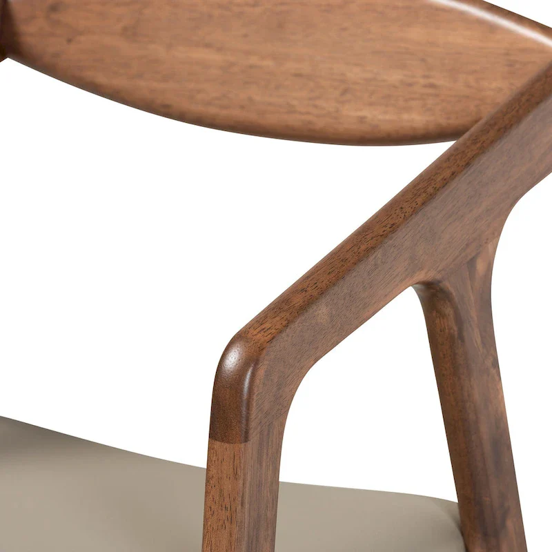 Harland Mid-Century Modern 2-Piece Dining Chair Set