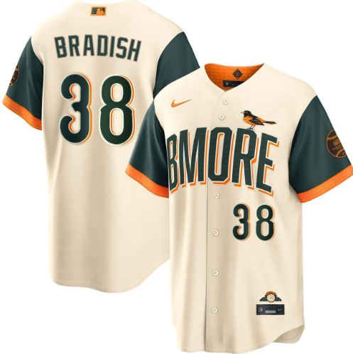 Kyle Bradish Baltimore Orioles Cream 2026 City Connect Jersey
