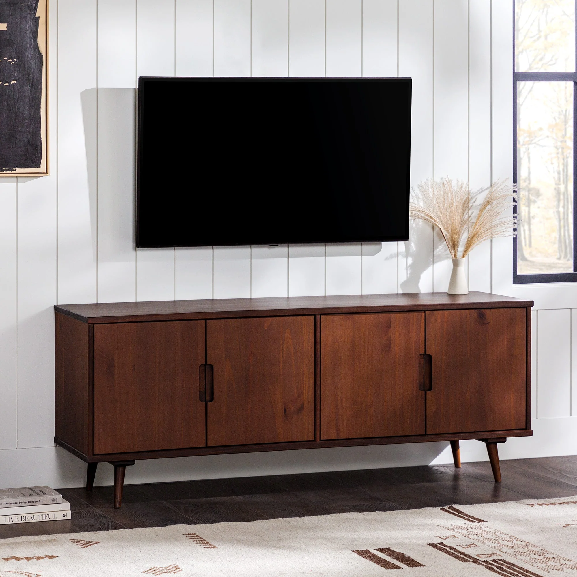Sloane 60 4-Door Solid Wood TV Stand