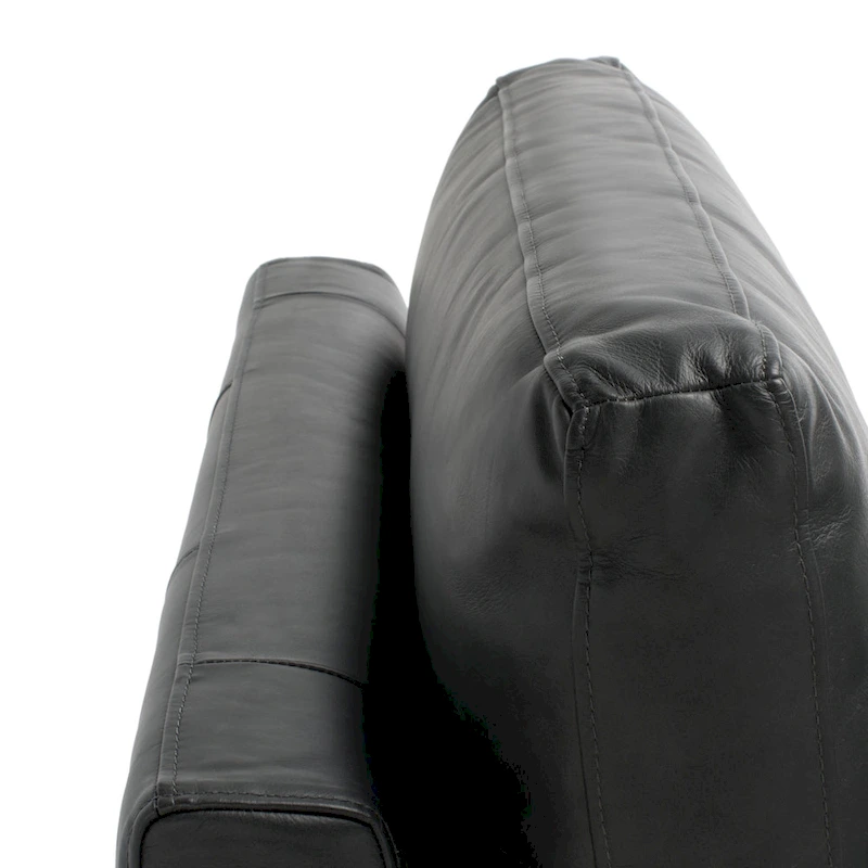 SAFAVIEH Couture Shirl Leather Bench - 81 In W x 32 In D x 34 In H - 81Wx32Dx34H