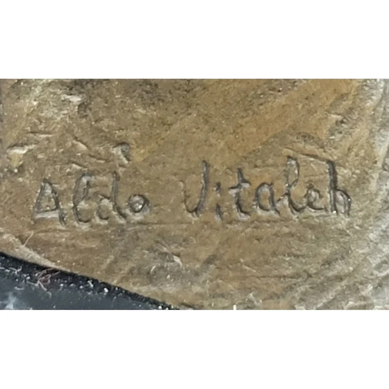 Elegant Bronze Lady Sculpture  Clic Figurine In Flowing Gown On Marble Base