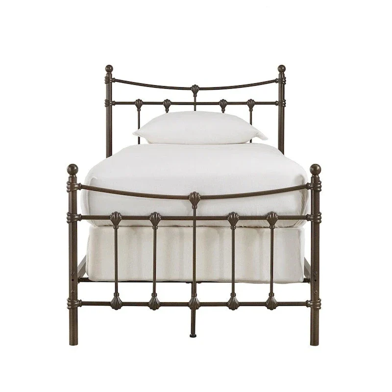 Xander Dark Brown Steel Bed by iNSPIRE Q Classic