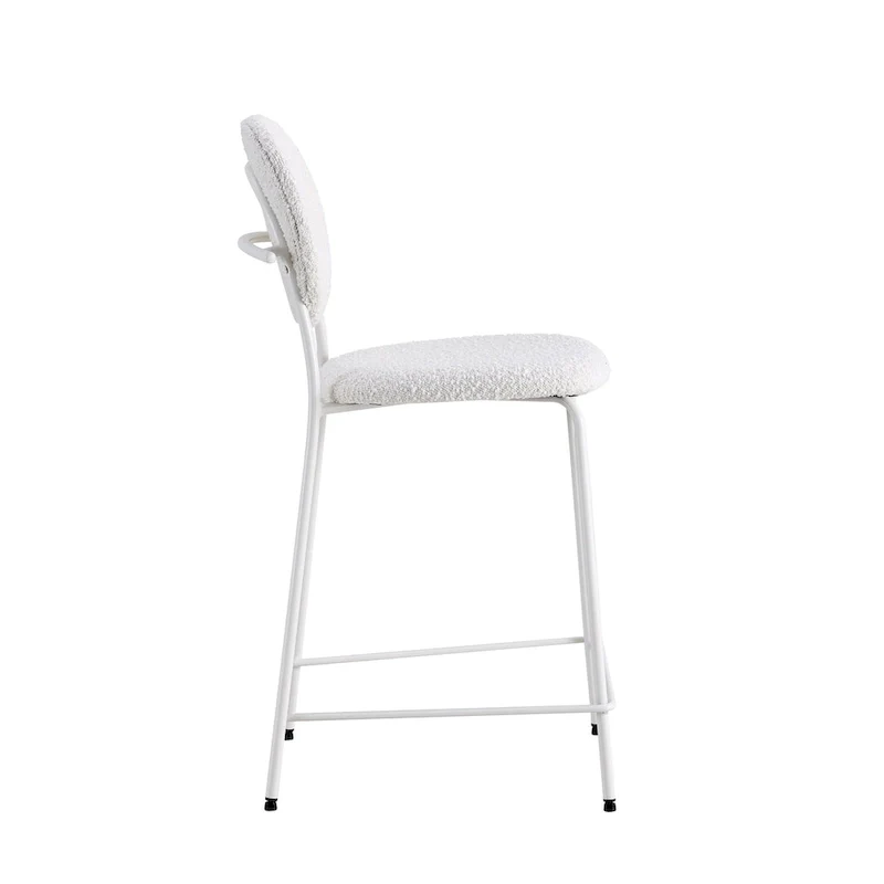 Carley Boucle Bar Height Stools (Set of 2)