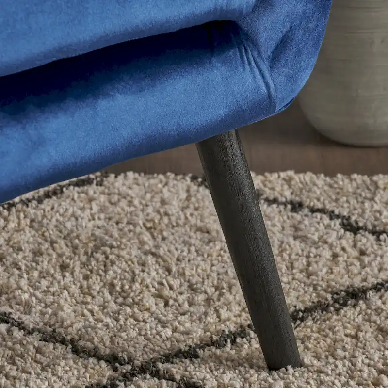 34.25  Velvet Wingback Arm Chair