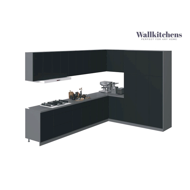 Kitchen Timeless Collection Black Color Base Size 12Ft Wide - 144x102