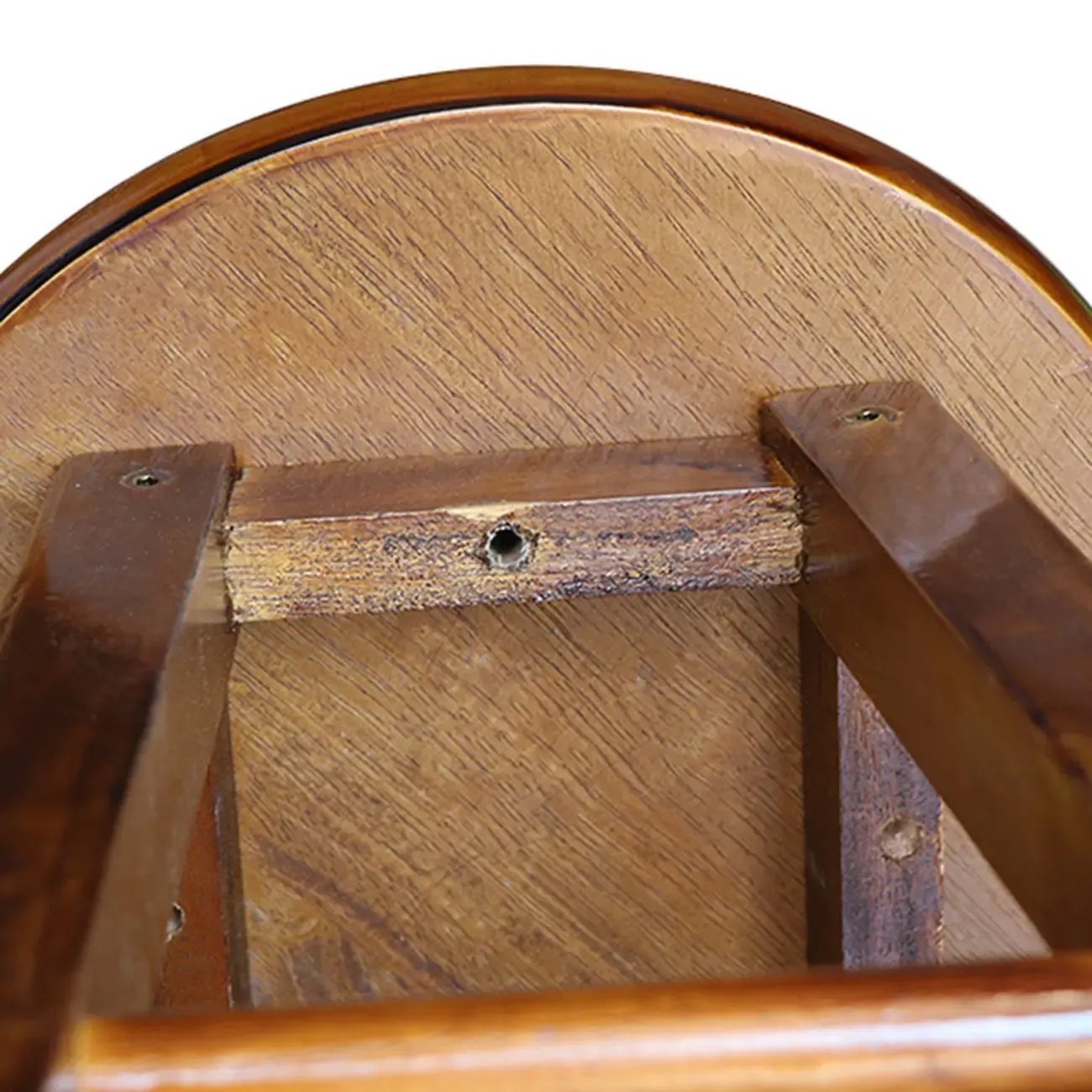 Counter Height Modern Wood Backless Bar Stools