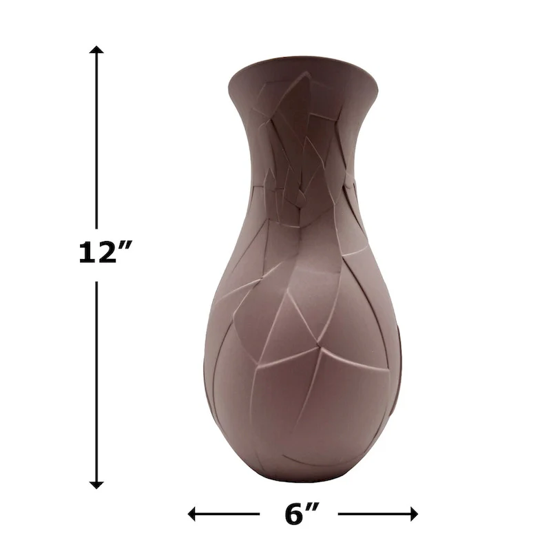12 Inch Tall Ceramic Flower Vase