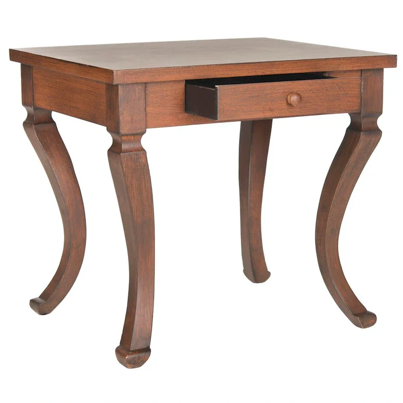 Jossie Brown Storage Side Table - 23.8 x 19 x 21.5