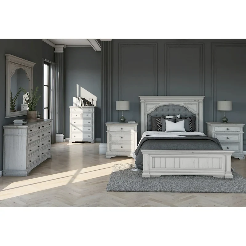 Steve Silver Havenwood 6-piece Upholstered Panel Bedroom Set