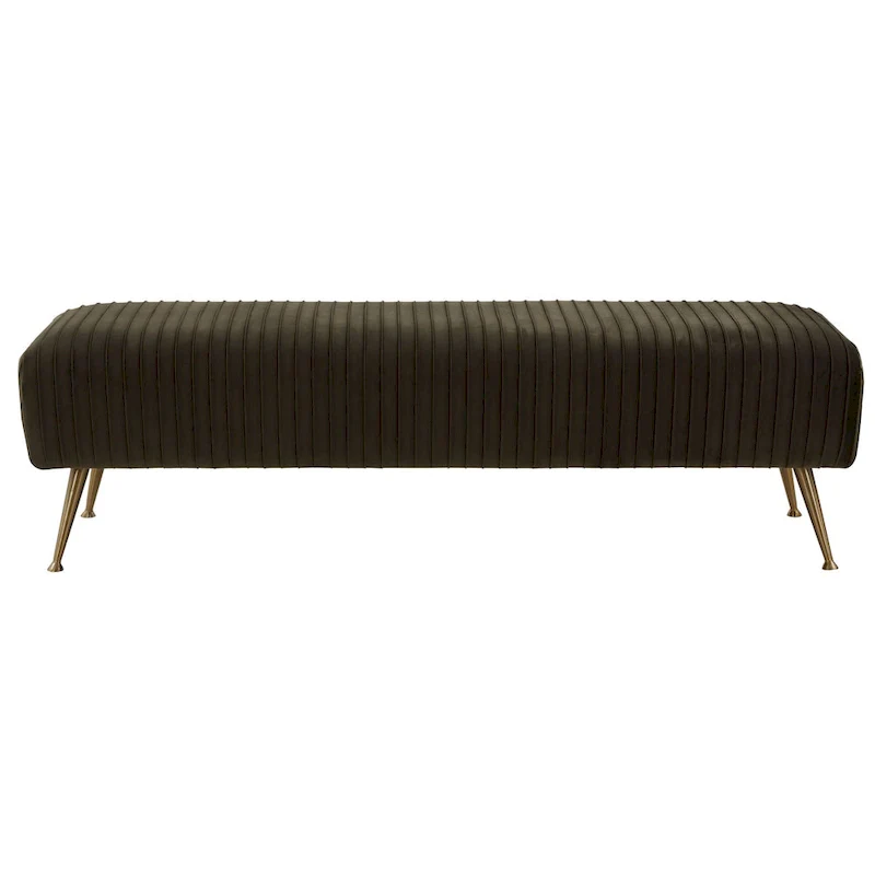 Contemporary Velvet Bench 60