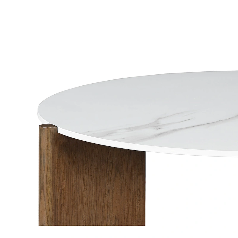 Somette Helida Sintered Stone Top Cocktail Table