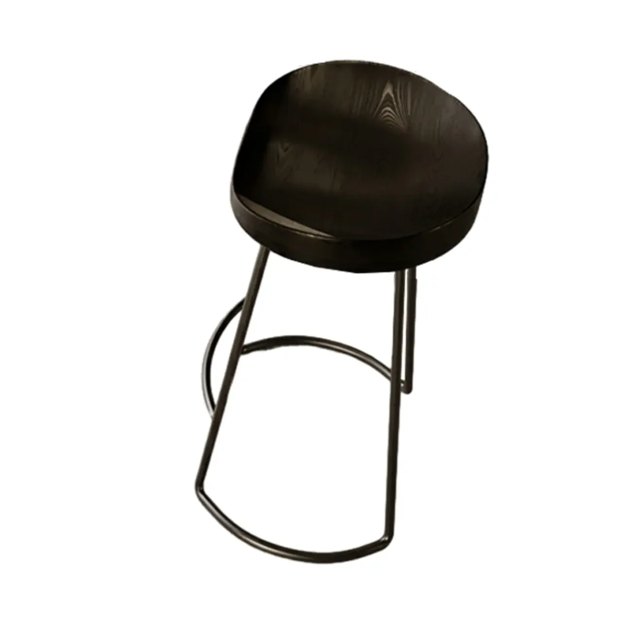 Elegant Black Long Bar Table for Home & Cafe Use