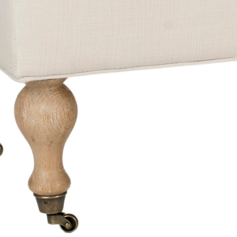 SAFAVIEH Tari Pillowtop Grey/ Sage Bench - 0 - 52  W x 21  D x 19  H - 52Wx21Dx19H