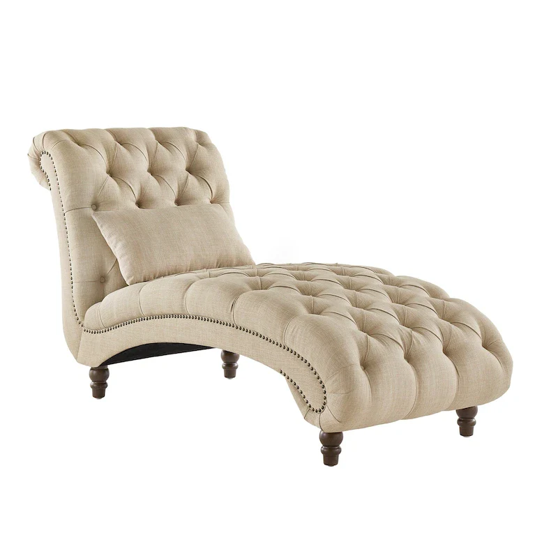 Tufted Oversized Chaise Lounge