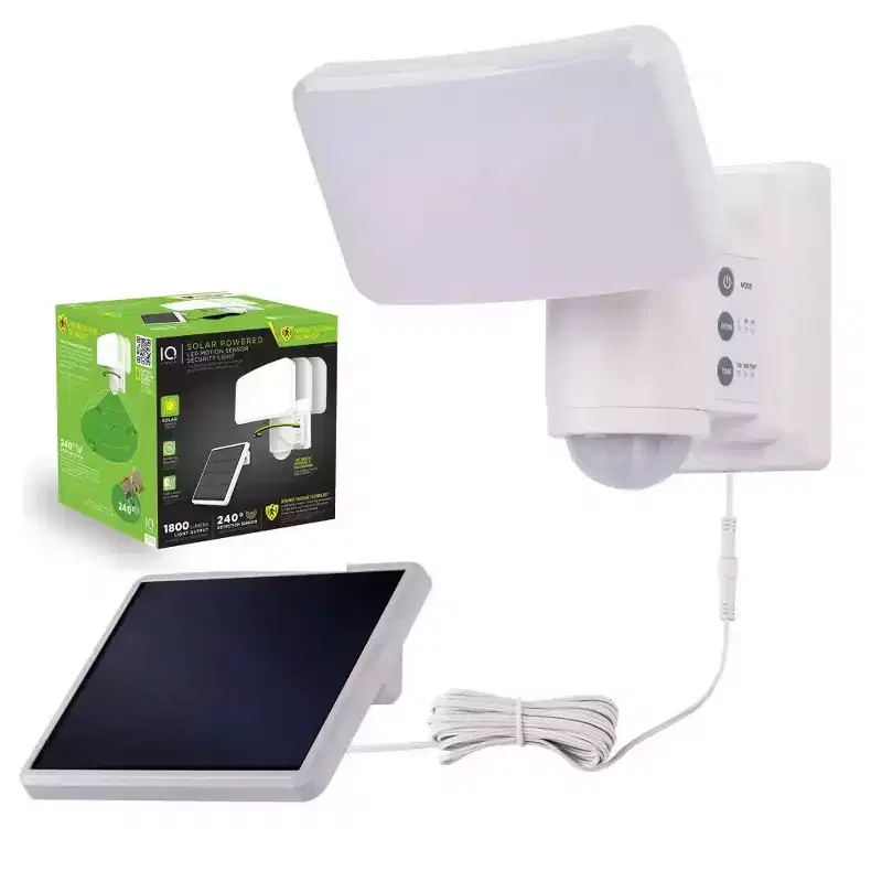 Dynamic Tracking Solar Powered Motion Security Light - 1800 Lumens Outdoor LED
