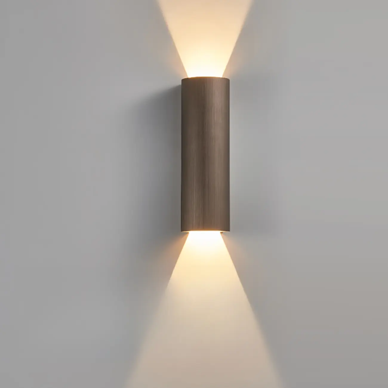 Mini Metal Cylinder Up Down Wall Sconce Warm Light LED