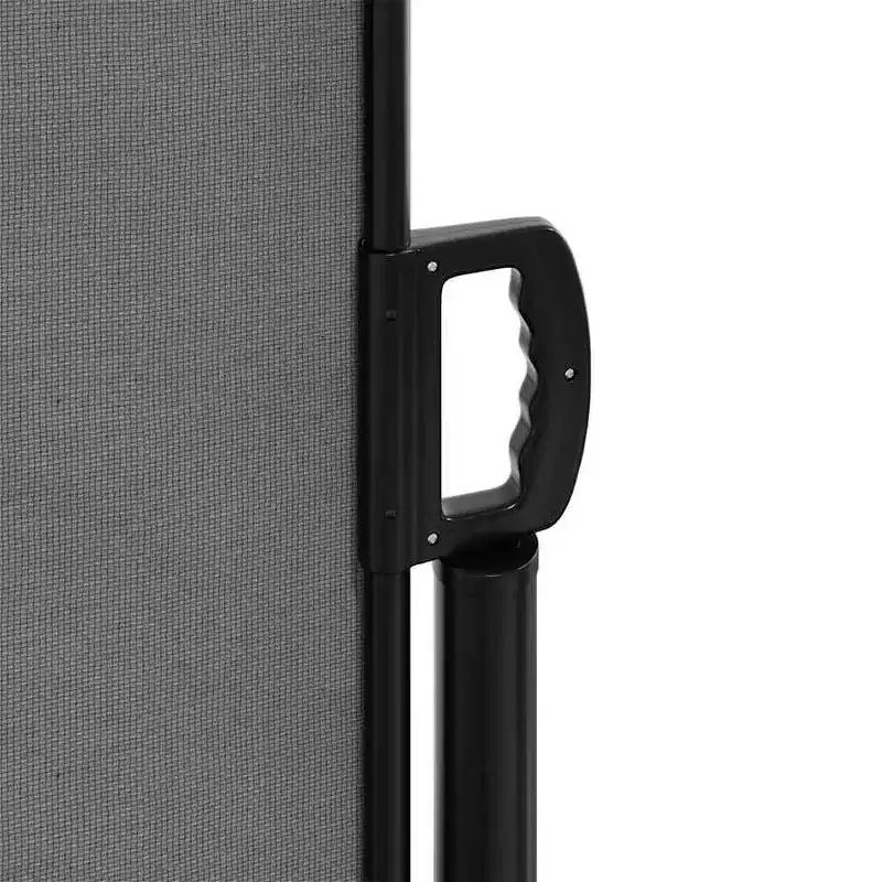 vidaXL Retractable Side Awning Anthracite 100% polyester with PU coating