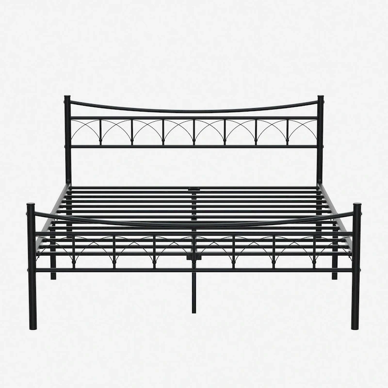 VECELO Metal Platform Bed Frame with Headboard Twin/Full/Queen Beds
