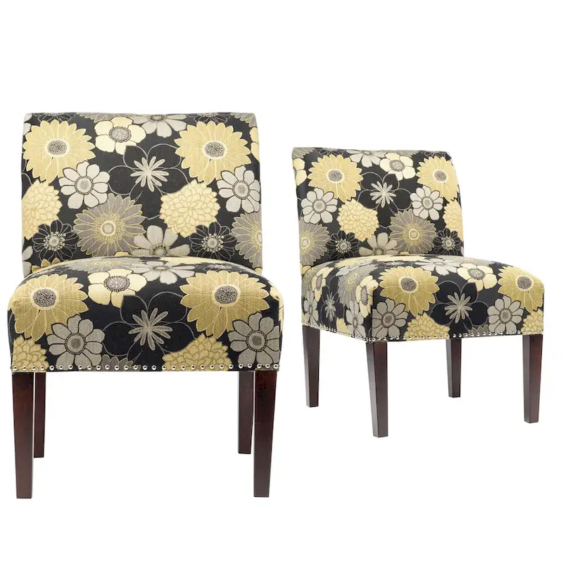 Upholstered Slipper Chair