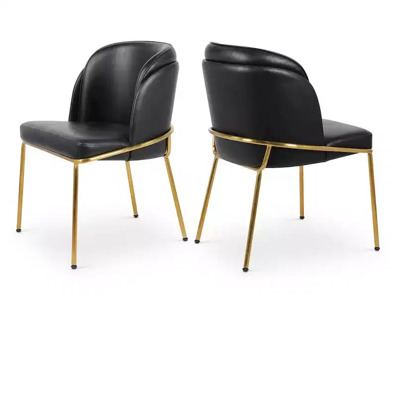 Meridian Furniture,Jagger Vegan Leather Dining Chair, Set of 2