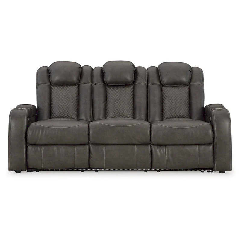 Signature Design by Ashley Fyne-Dyme Power Reclining Sofa - 85  W x 43  D x 43  H