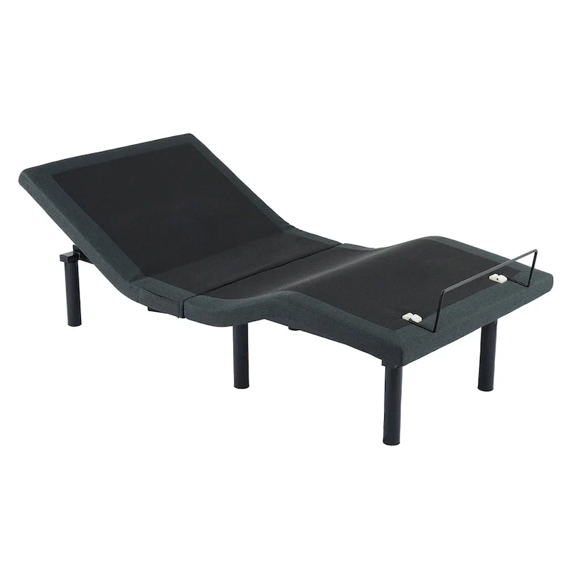 Massaging Zero Gravity Adjustable Bed with Wireless Remote and Underbed Lighting