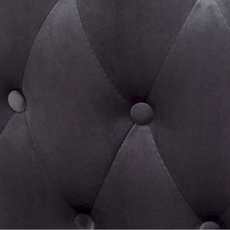 Gray 23  Polyester Upholstered Accent Chair with Rubberwood Legs