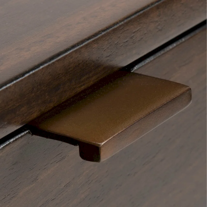 SAFAVIEH Couture Radunka 3-Drawer Smoked Eucalyptus Writing Desk