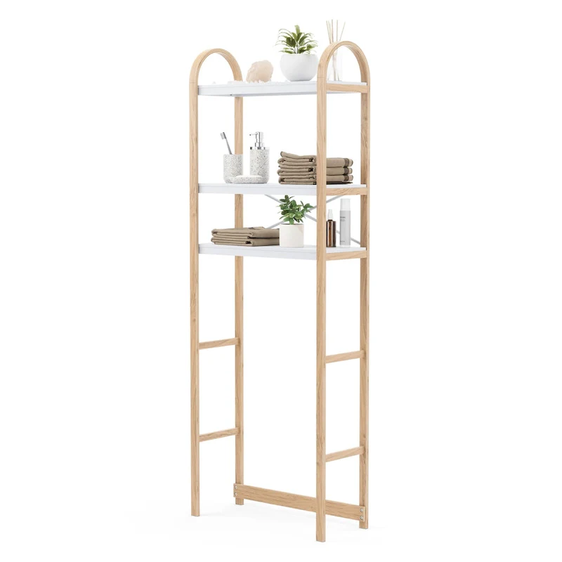 Umbra 1016856 Bellwood 24  Composite and Wood Bathroom Shelf