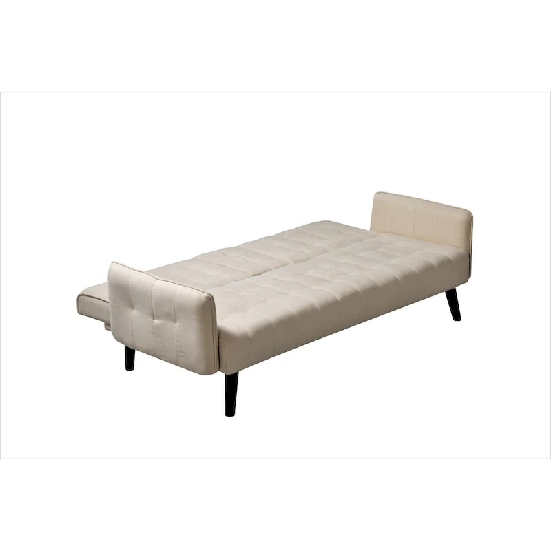 Hash Tufted Upholstered Futon Sleeper