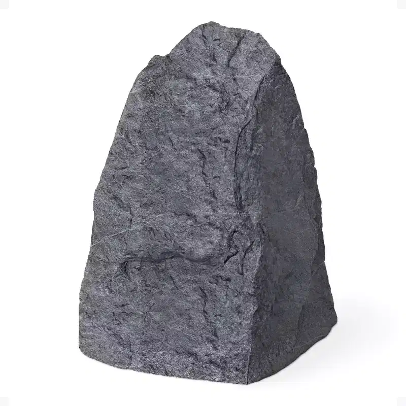 Algreen Receptacle Large Outdoor Rock Cover Decorative Lawn and Garden Landscape Accent to Hide Wires or Other Equipment, Warm Gray
