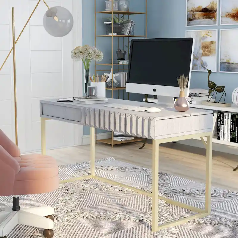 57-inch Metal Lift-top Standing Desk by Furniture