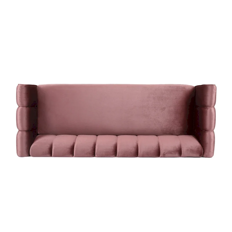Bobran Modern Velvet 3-seat Sofa by Christopher Knight Home - 30.00 D x 83.25 W x 30.25 H