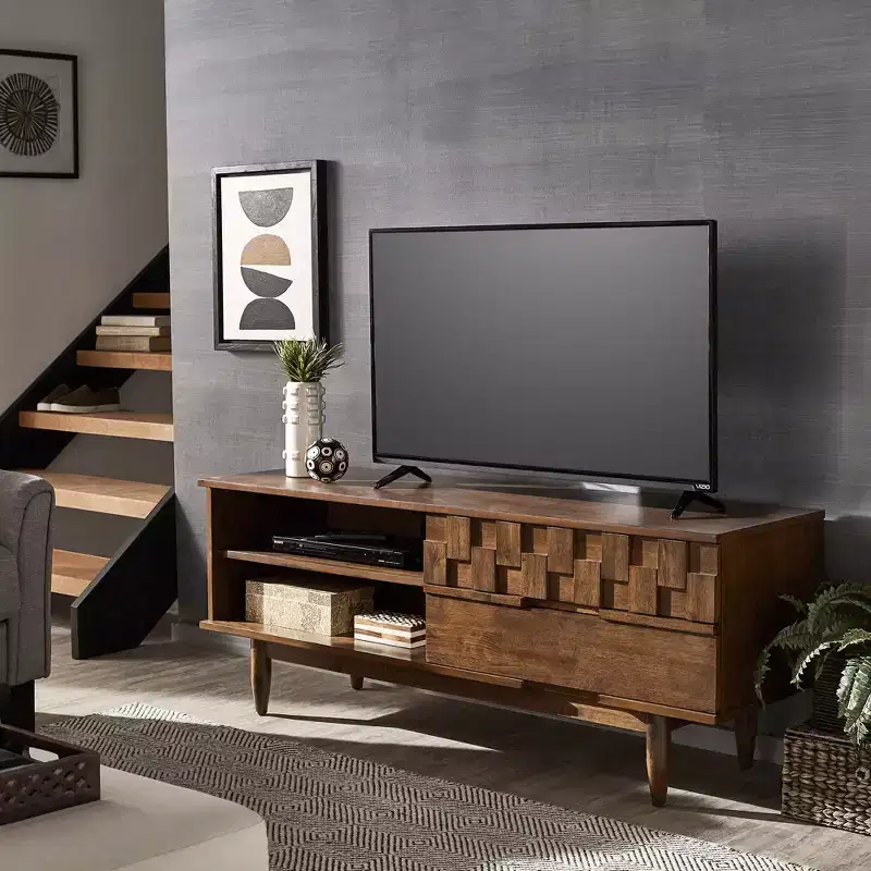 Chasin 59 Wide Tv Stand - Brown - iNSPIRE Q